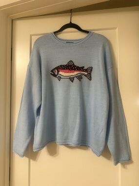 Blue Fish Sweater